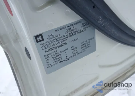 2009 Buick Enclave Cxl z USA, uszkodzony, nr VIN 5GAEV23DX9J190206